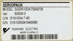 Yaskawa SGDR-SDA750A01B